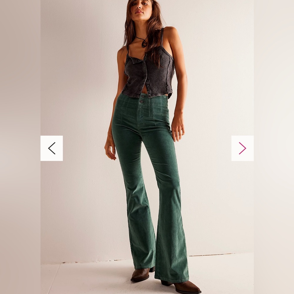 Free People - Jayde Corduroy Flare Jeans